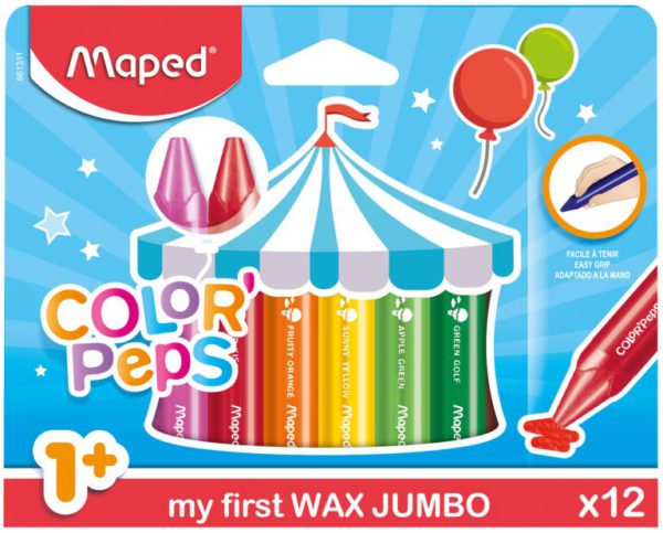 MAPED JUMBO CRAYONS, Stationery, Colouring