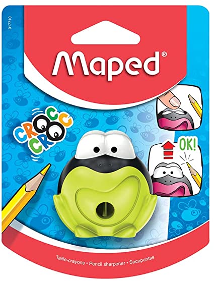 FROG 1 HOLE PENCIL SHARPENER, Stationery, Sharpeners & Erasers