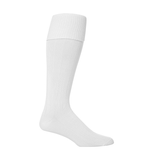 FOOTBALL SOCKS - WHITE, PE Socks, Hall Mead