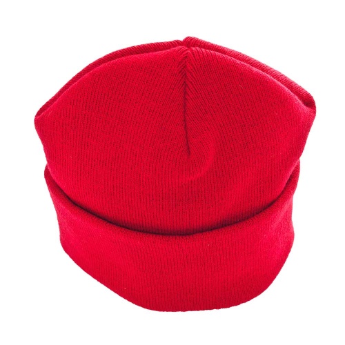 KNITTED SKI HAT - RED, Winter Hats