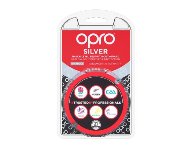 OPRO SILVER LEVERL MOUTHGUARD 7+Adult, Royal Liberty, Gum Shields, Bower Park, Brittons, Campion, Emerson Park, Frances Bardsley, Hall Mead, Hornchurch High