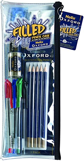 HELIX FILLED PENCIL CASE, Stationery, Pens & Pencils, Pencil Cases & Rulers