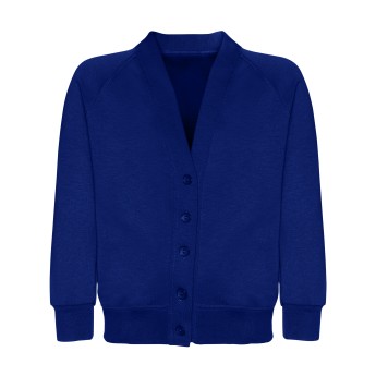 SWEAT CARDIGAN ROYAL Havering Schoolwear London Ltd