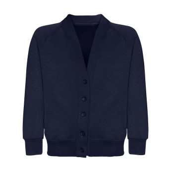 SWEAT CARDIGAN - LIGHT NAVY, Jumpers & Cardigans